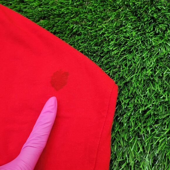 Vintage 80s Wisconsin Shirt Womens M/L Red - Picture 10 of 16